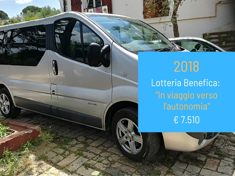 2018 – Lotteria Benefica: “In viaggio verso l’autonomia”