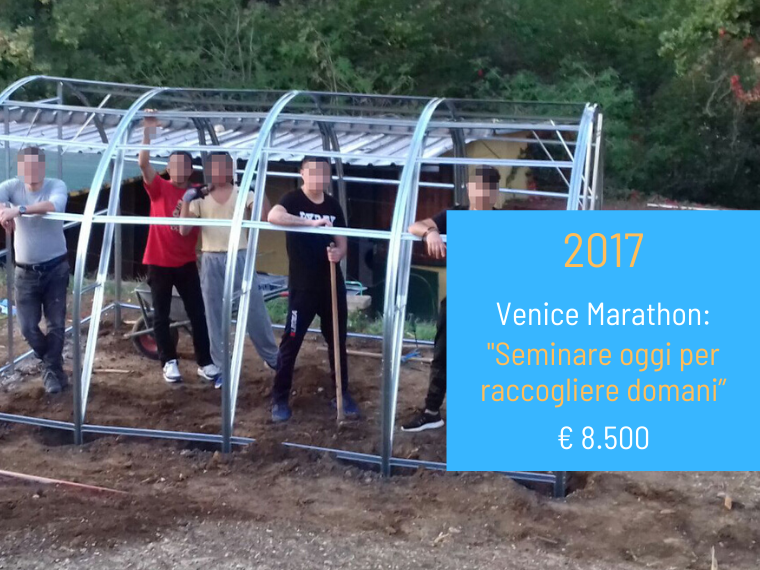 2017 – Venice Marathon: “Seminare oggi per raccogliere domani”