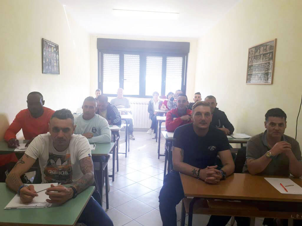 i ragazzi di ortacesus durante il corso