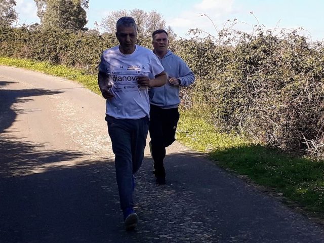 Attività sportiva running comunità di Ortacesus