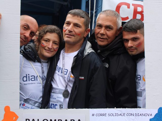 Partecipazione utenti Palombara alla milano marathon