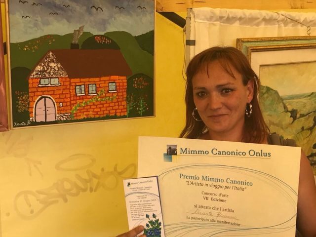 Corso pittura premiazione comunità di Palombara